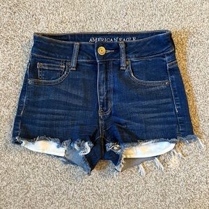 American Eagle Outfitters Hi-Rise Shortie Super Stretch - Size 0